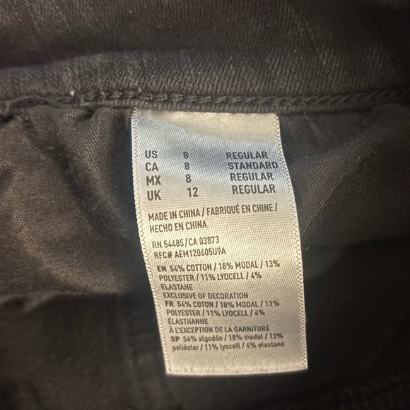 American Eagle Outfitters Black Skinny Jeans - Picture 9 of 9